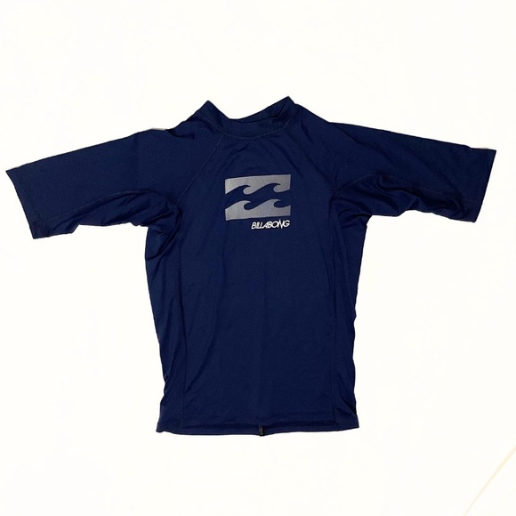Billabong Sunshield UPF50 Rash Guard - Navy, Size Large Navy Blue - Picture 3 of 7
